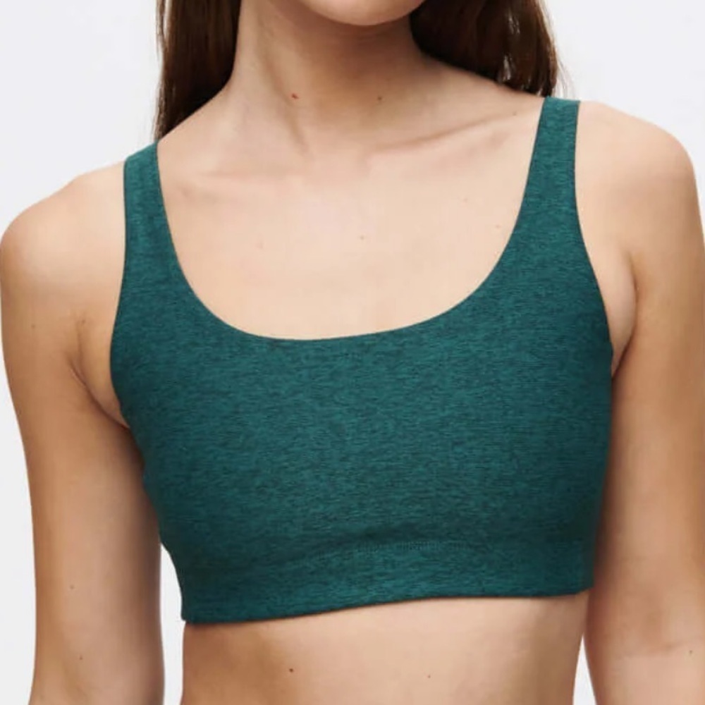 New Outdoor Voices Medium Support Double Time Sports Bra NWOT Small Mint Green